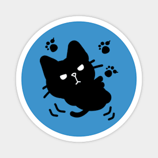 Cute black kitty Magnet